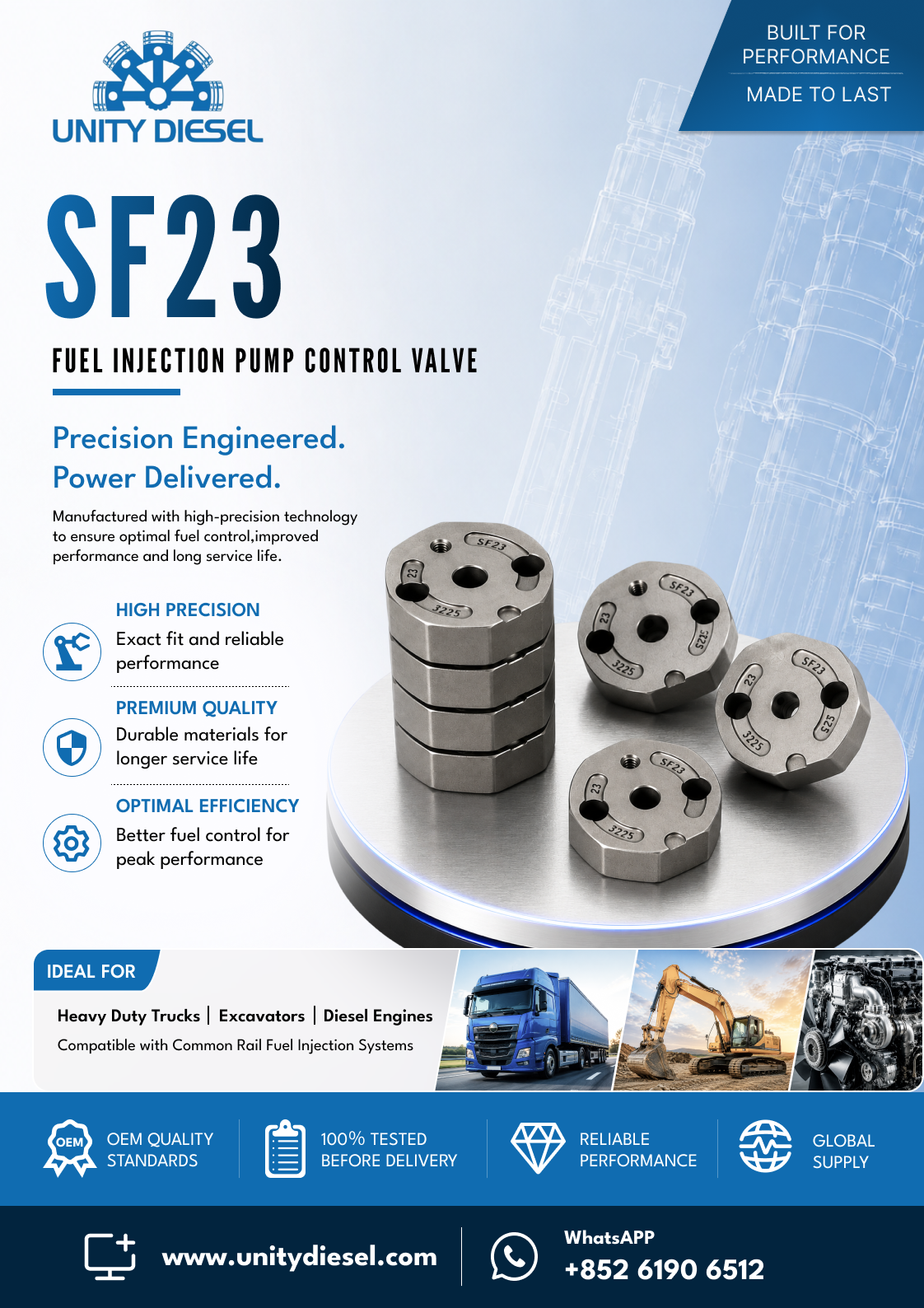 Injector Valve Plate SF23# for SF23# Injectors