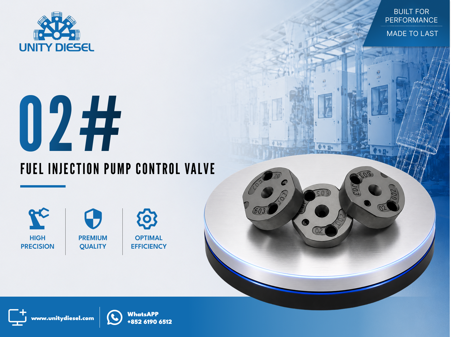 Injector Valve Plate #02 for 095000-5212 / 095000-5215 / 295040-6230